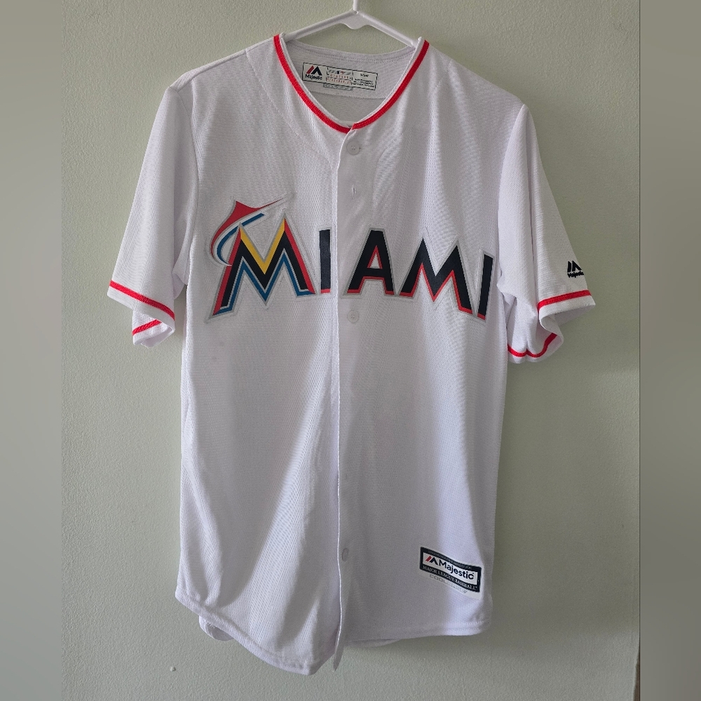 Majestic Miami Marlins baseball jersey
